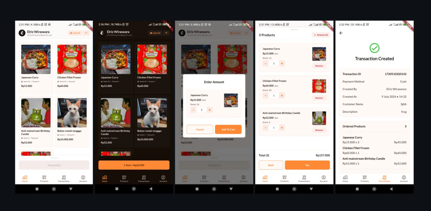 Flutter POS preview